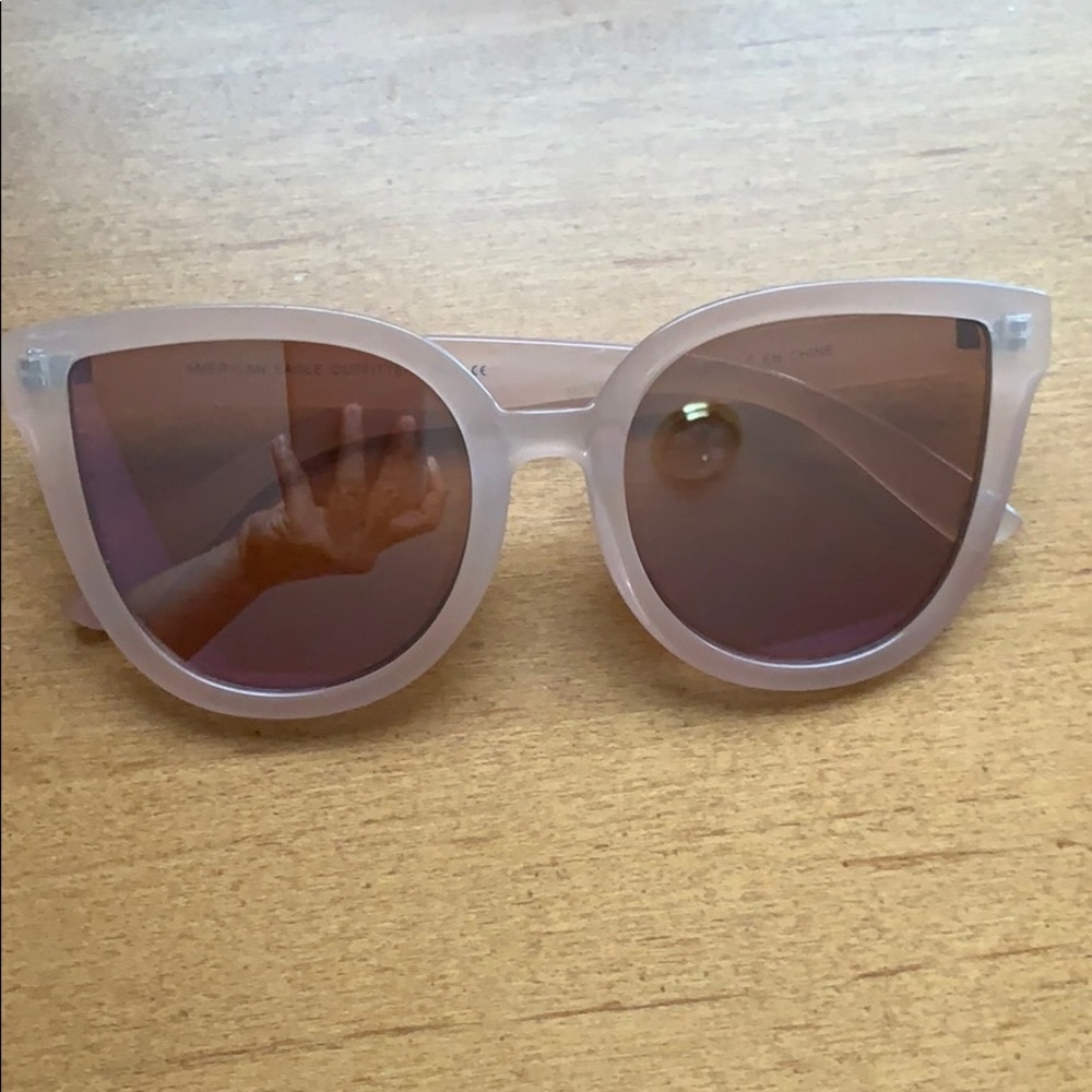 Pink rim sunglasses
